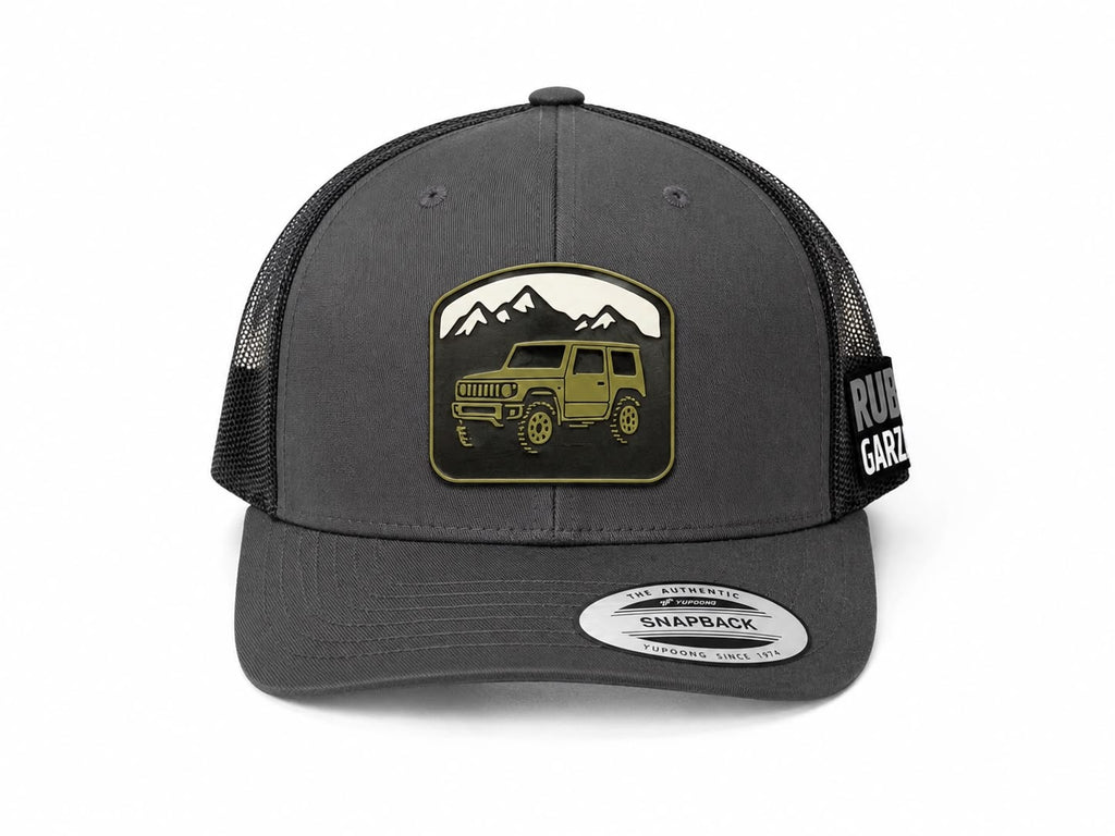 Gorra Vehiculo Off Road Negra/Verde