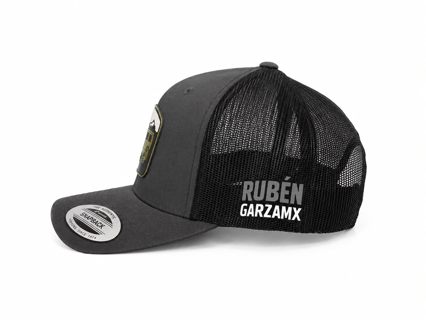 Gorra Vehiculo Off Road Negra/Verde